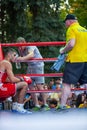 Chulyacheev Oleg versus Zhorzhik Marutyan during Boxing match between national teamsÃÂ UKRAINE - ARMENIA